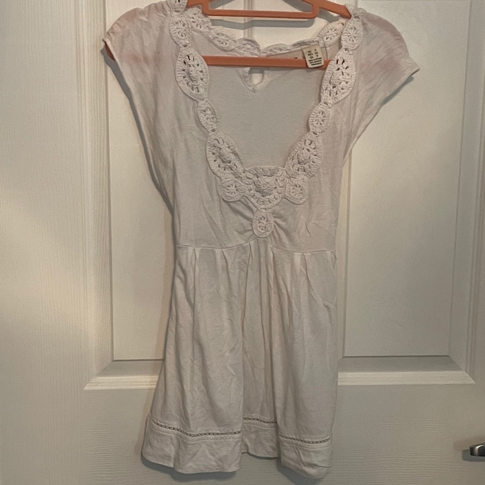 White DKNY Top